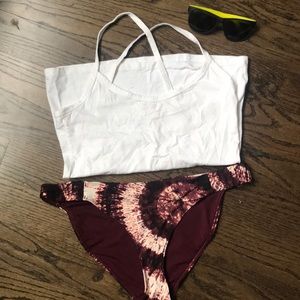 NWT H&M Swimwear Brief / Bottom Tie Dye
